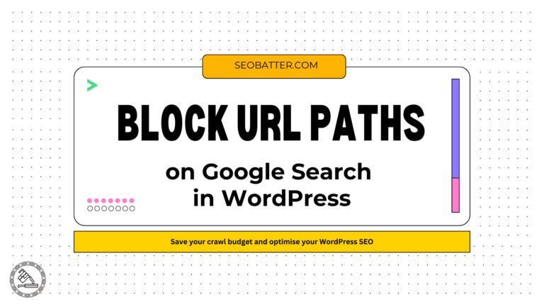 Noindex Specific URL Paths in Worpdress : Noindex Specific URL Paths in Worpdress