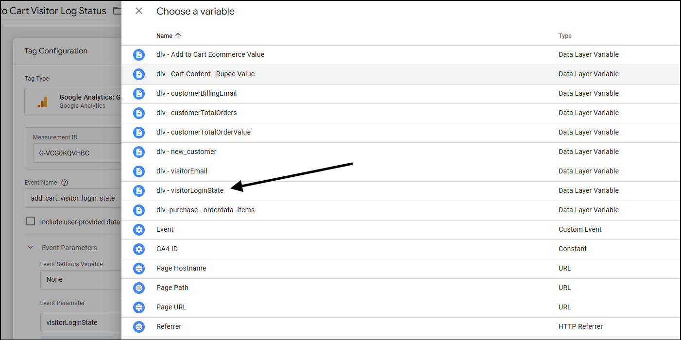 choosing custom dlv gtm