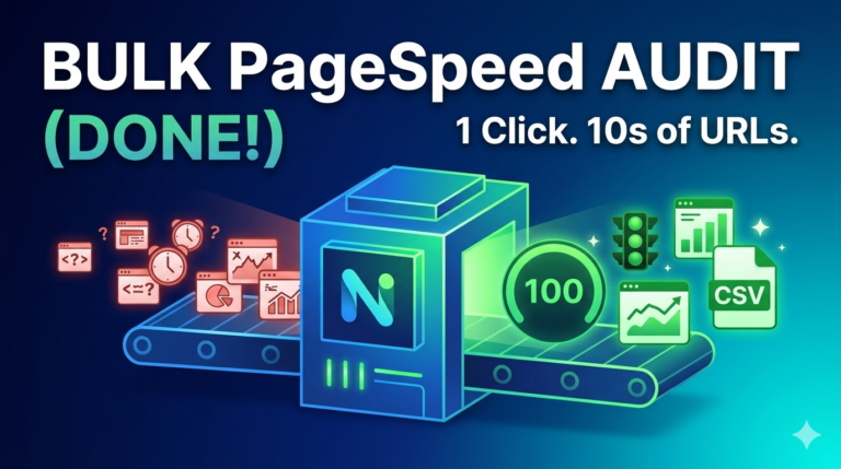 gemini created bulk pagespeed url audit n8n : Automate Core Web Vitals: Bulk Export PageSpeed Insights to CSV Using n8n
