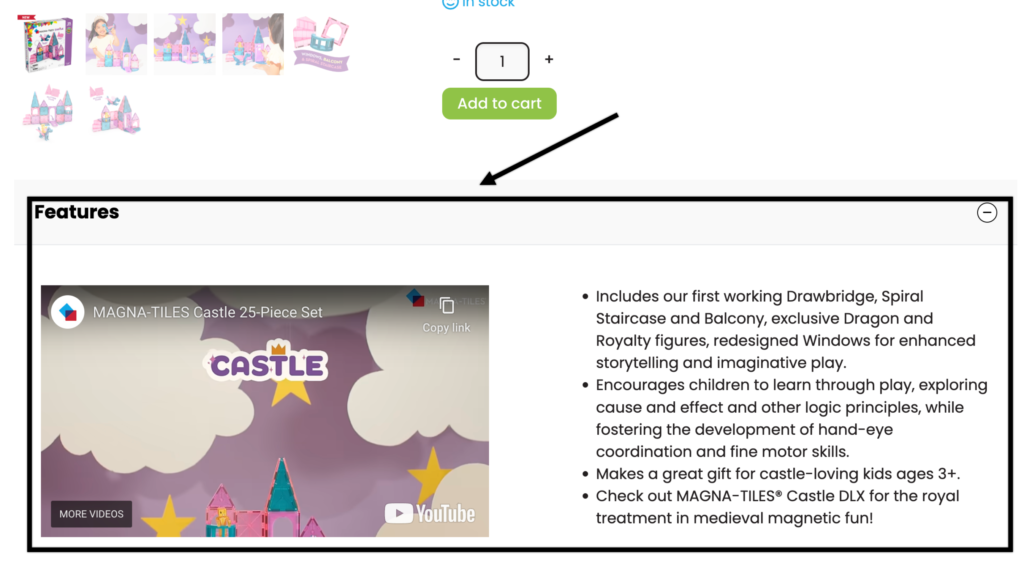 magna tiles images product description woocommerce