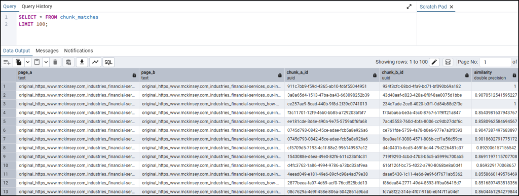 n8n semantic duplicates chunk matches table : How to Find Semantic Duplicates with n8n, SQL & Vectors Embeddings